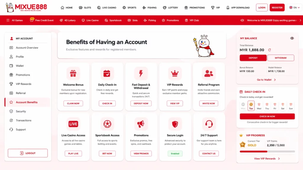 Benefits of Having an Account