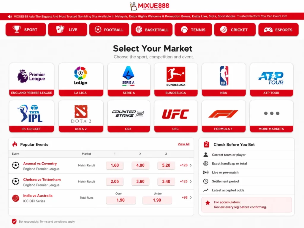 Select Your Market