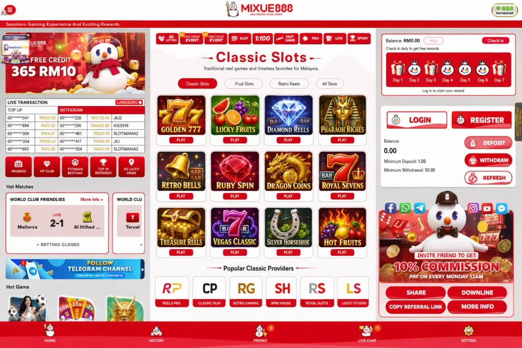 Mixue 888 Classic Slots